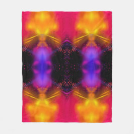 Polar Manta de borrega de estilo abstracto