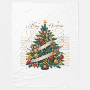 Polar Manta de borrega para adultos - Manta Feliz Navida