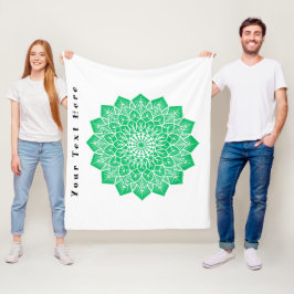 Polar Manta de borrega personalizada con tu texto aquí T