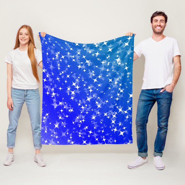 Polar manta de borreguito con estrellas (In situ)