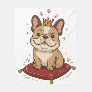Polar Manta de Bulldog Francés Real Regalo para Amantes