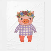 Manta de Cerdo Adorable