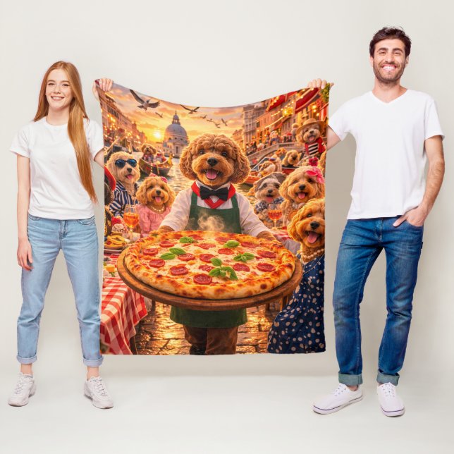 Polar Manta de Cockapoo | Regalo de lanzamiento para ama (In situ)