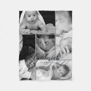 Polar Manta de colage de fotos personalizadas para bebé