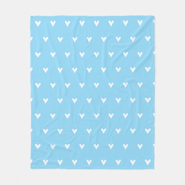 Polar manta de corazones (Anverso)