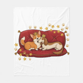 Polar Manta de Corgi y Dachshund Regalo para Amantes de