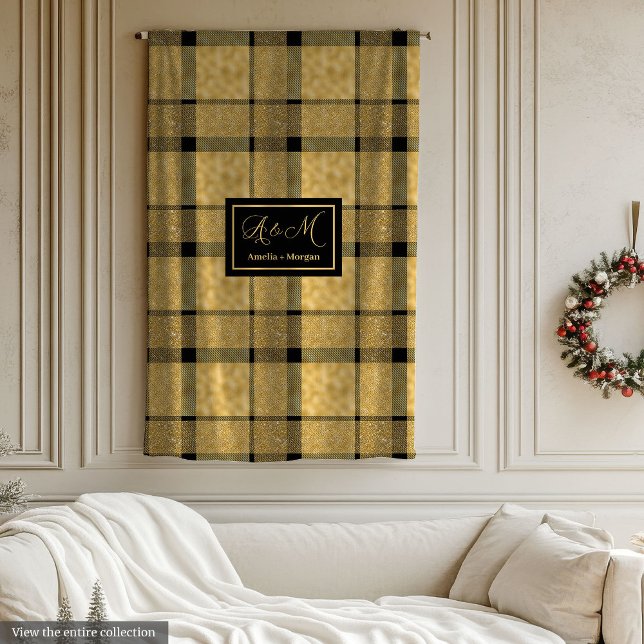 Polar Manta de cuadros personalizada elegante para él (Trendy Personalized Elegant Plaid Blanket for Him)