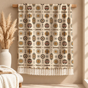 Polar Manta de decoración artística con patrón africano 