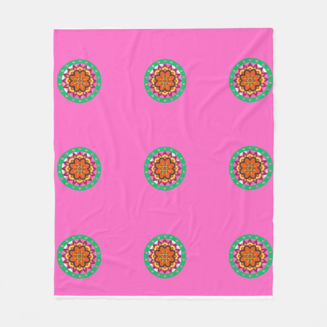 Polar Manta de diseño de mandala (Anverso)