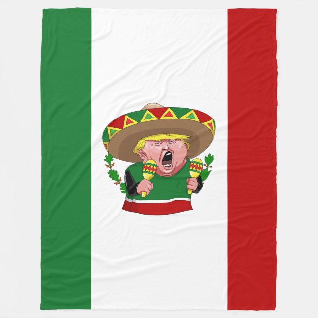 Polar manta de donald trump mexicana (Anverso)
