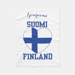 Polar Manta de encargo del paño grueso y suave de SUOMI