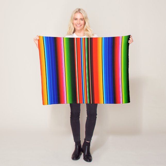 Polar Manta de estilo Serape Mexicano (In situ)