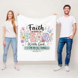 Polar Manta de Fe sobre el Miedo Filipenses 4:13 