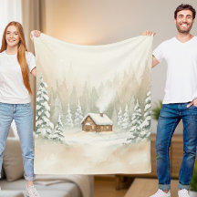 Manta de felpa acogedora Merry Mist – 127x152 cm