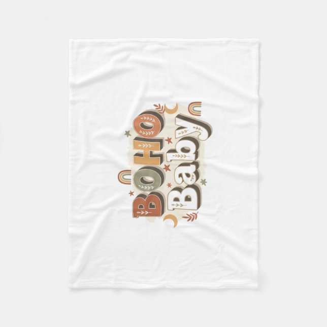 Polar Manta de felpa Boho Baby (Anverso)