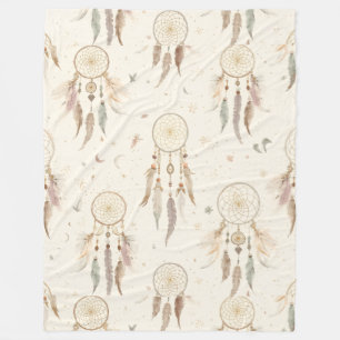 Polar Manta de felpa Boho Dreamcatcher Etéreo