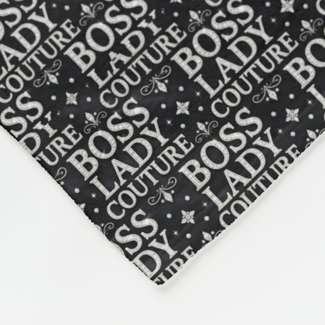 Polar Manta de felpa Boss Lady Couture (Esquina)