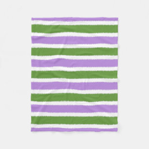 Polar Manta de felpa con bandera genderqueer
