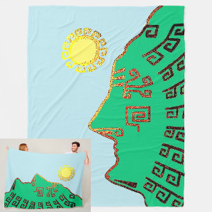 Polar Manta de felpa con dibujo de Machu Picchu Cusco Pe