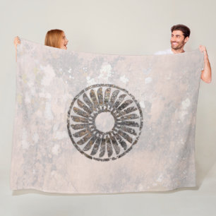Polar Manta de felpa con diseño de cerámica Mimbres