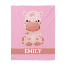 Manta de felpa con nombre personalizado