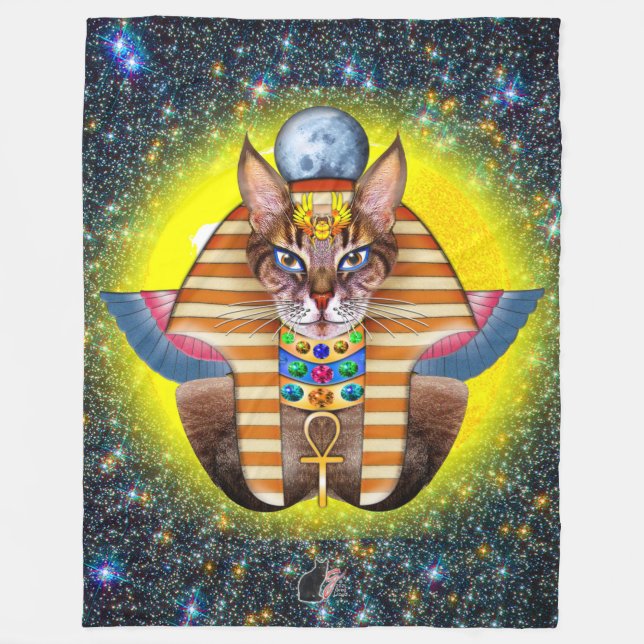 Polar Manta de felpa de Bastet (Anverso)