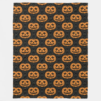 Polar Manta de felpa de calavera de calabaza, grande 60"