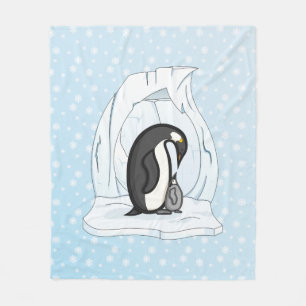Polar Manta de felpa de Davin y Annie los Pingüinos