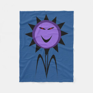 Polar Manta de felpa de flor malvada Kawaii Goth Hallowe