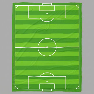 Polar Manta de felpa de gran campo de fútbol / cancha de