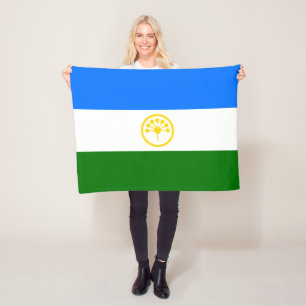 Polar Manta de felpa de la bandera patriótica de Bashkor