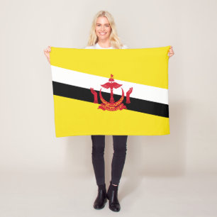 Polar Manta de felpa de la bandera patriótica de Brunei