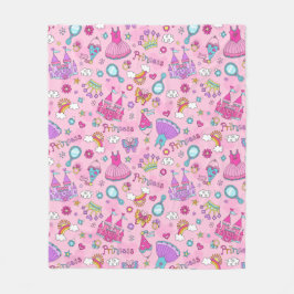 Polar Manta de felpa de la princesa rosa, mediana