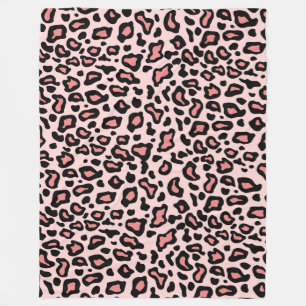 Polar Manta de felpa de leopardo rosa regalo