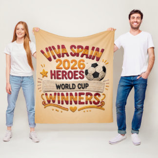 Polar Manta de felpa de los ganadores de la Copa Mundial
