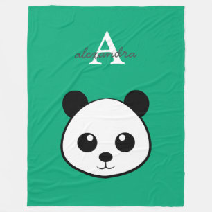Polar Manta de felpa de oso panda lindo Personalizado