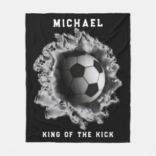 Polar Manta de felpa de regalo de fútbol personalizado