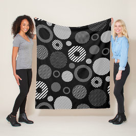 Polar Manta de felpa decorativa geométrica estética