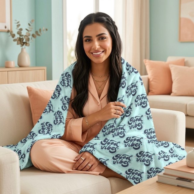 Polar Manta de felpa Good Vibes (Subido por el creador)