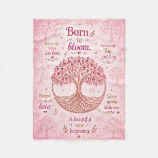 Polar Manta de felpa impresa para Baby Shower Girl