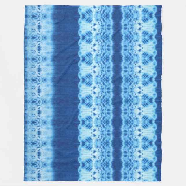 Polar Manta de felpa Interlace II Shibori (Anverso)