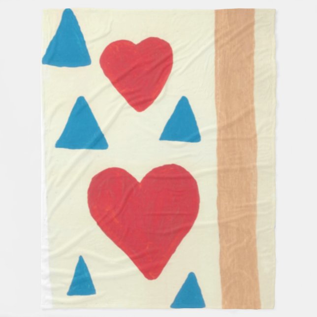 Polar Manta de felpa Love Path (Anverso)