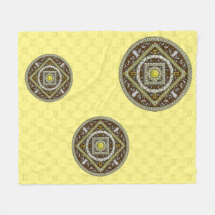 Polar Manta de felpa Mandala de Géminis