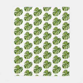 Polar Manta de felpa Monstera Albo