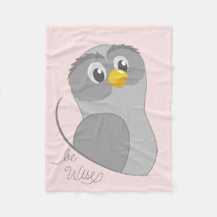 Polar Manta de felpa Owl-Be Wise