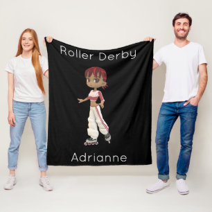 Polar Manta de felpa personalizada de Roller Derby