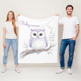 Polar Manta de felpa personalizada para baby shower