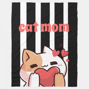 Polar Manta de felpa personalizada para mamá de gato con