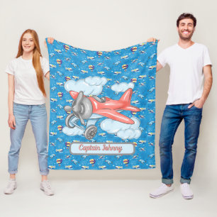 Polar Manta de felpa personalizada Vuela Vuela y se va