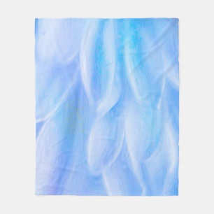 Polar Manta de felpa Pétalos Azules